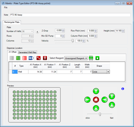 Plate Type Editor Wizard