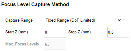 Fixed Range (DoF Limited)