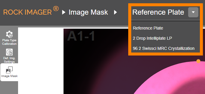 Selecting the Plate of Interest