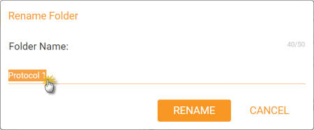 Rename Folder WIndow