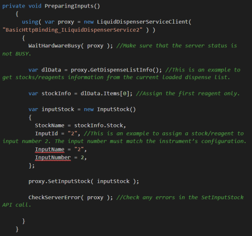 Using the API Commands in MANTIS