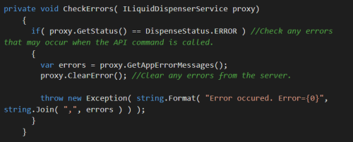 Using the API Commands in MANTIS