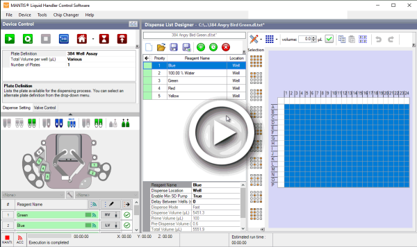 Input Control Panel