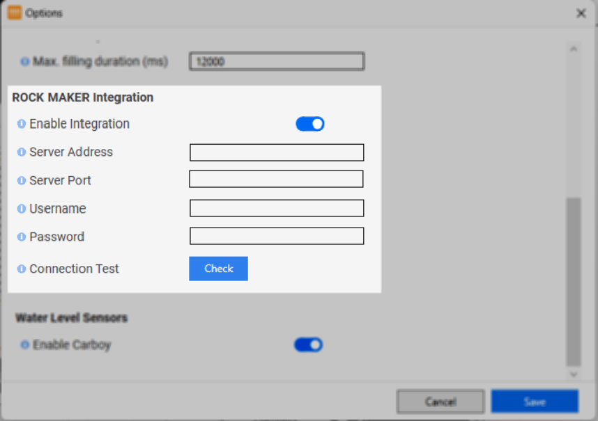 ROCK MAKER Integration