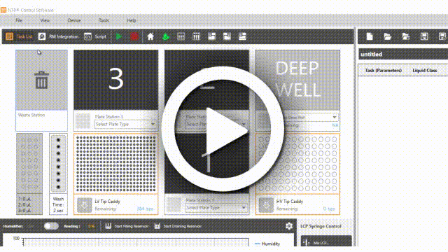 Selecting the Protein Block Type in ROCK MAKER Integration