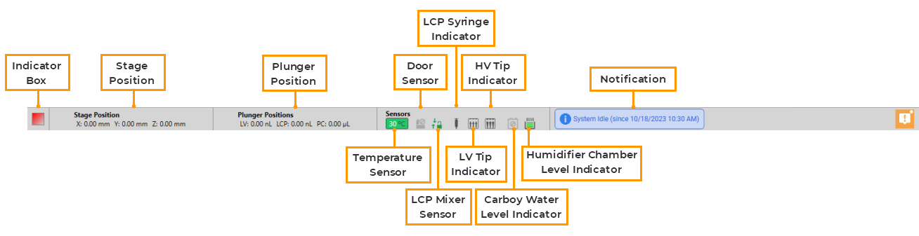 The NT8 Status Bar