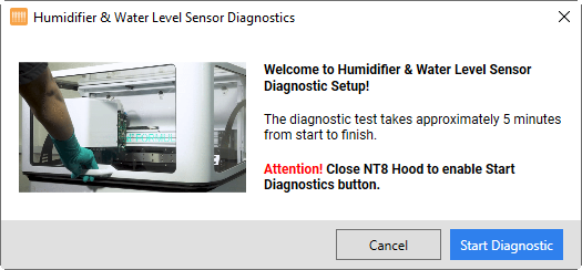Humidifier & Water Level Sensor Diagnostic