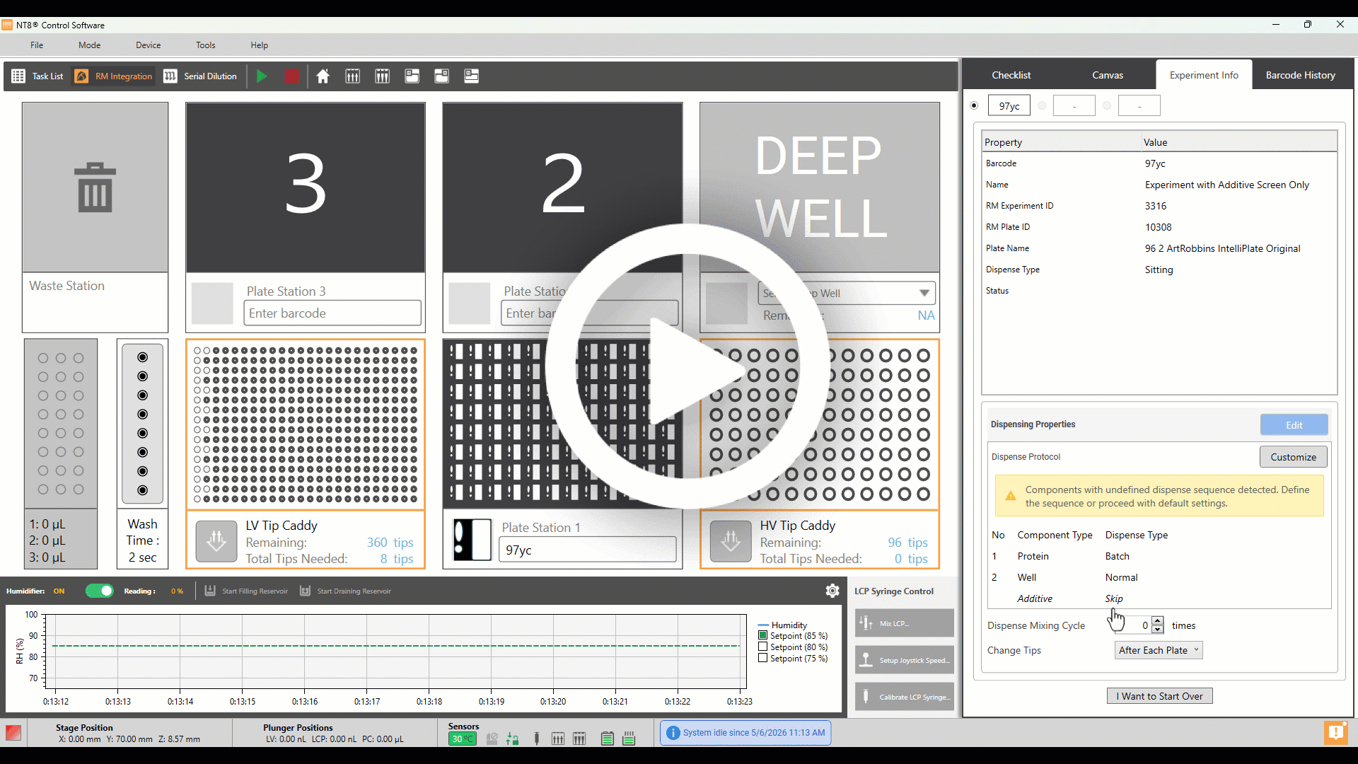 Assigning Skipped Component to the Component Sequence Box