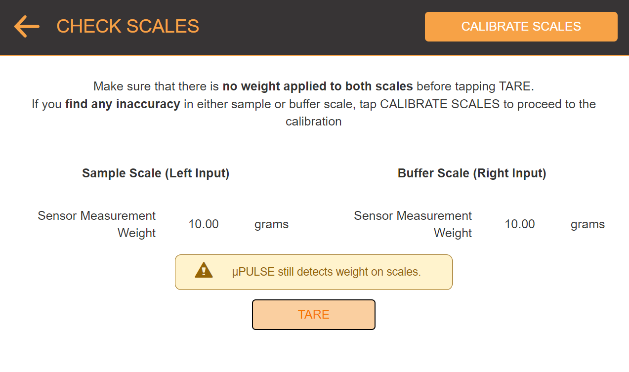 Deep Checking Scale Calibrating the Volume Sensor