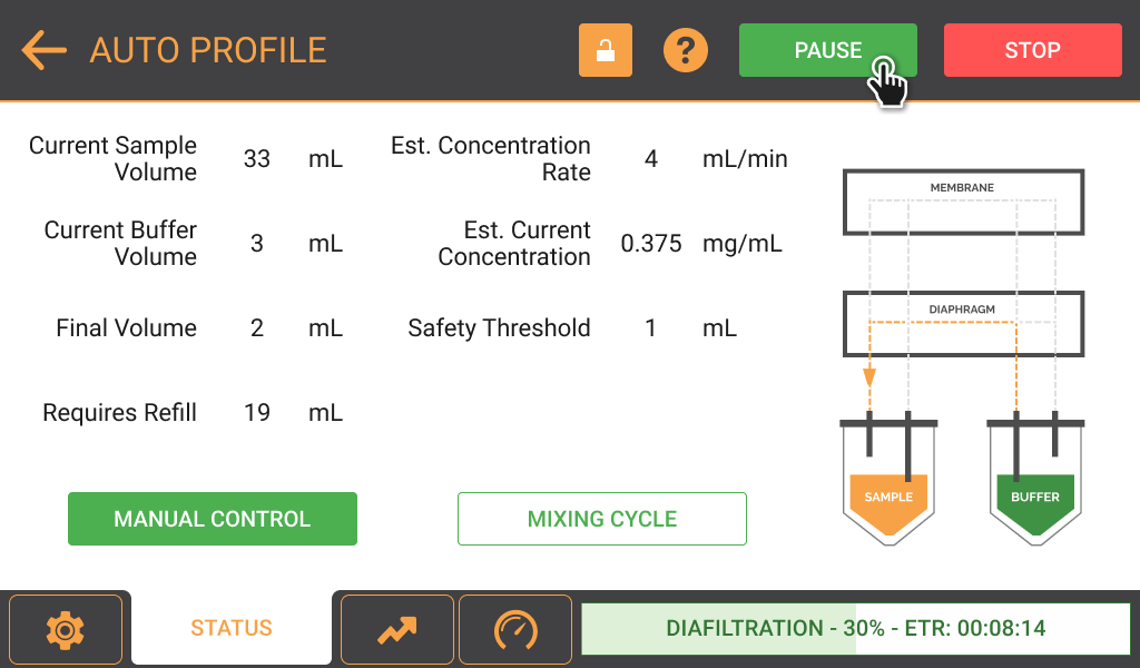 Running a Profile