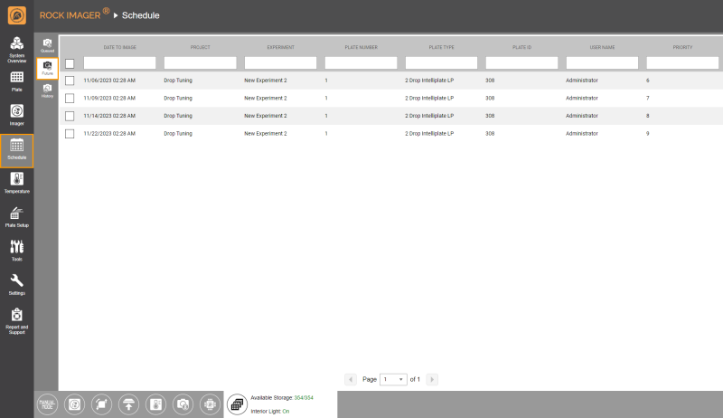 Future Schedule Tab