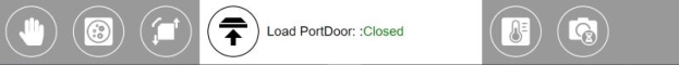Monitoring the Load PortDoor Status through the Software