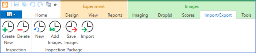Import/Export Tab