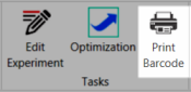 Print Barcode in the Tasks Group