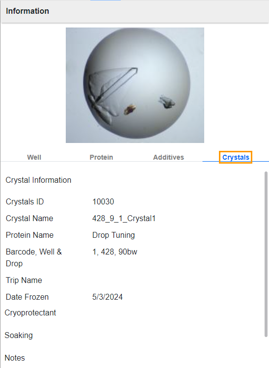 Using Information Panel — ROCK MAKER 4.10 documentation