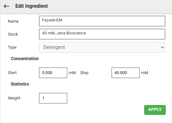 Panel for Other Filters