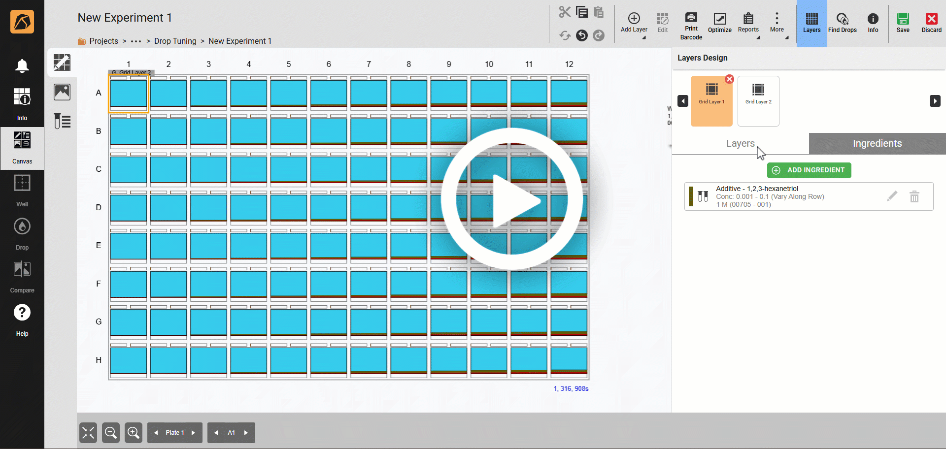 Combine Two Layers Using Concentration-Based Option