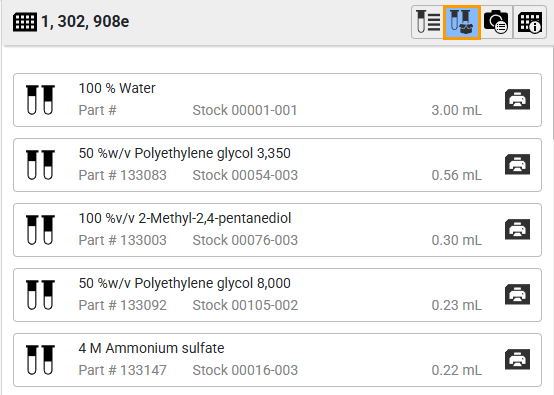 Required Stock Tab