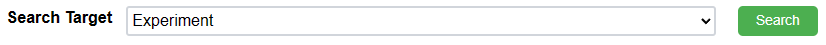 Search Target Dropdown