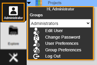 User Menu
