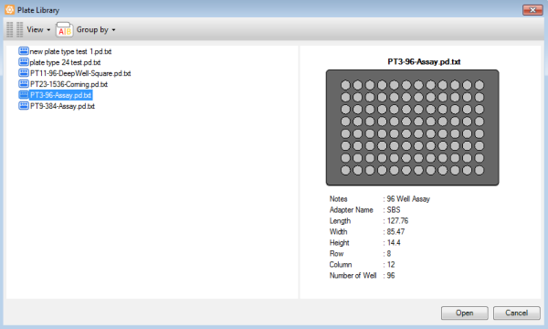 Adding Plate Types to the Plate Type Library